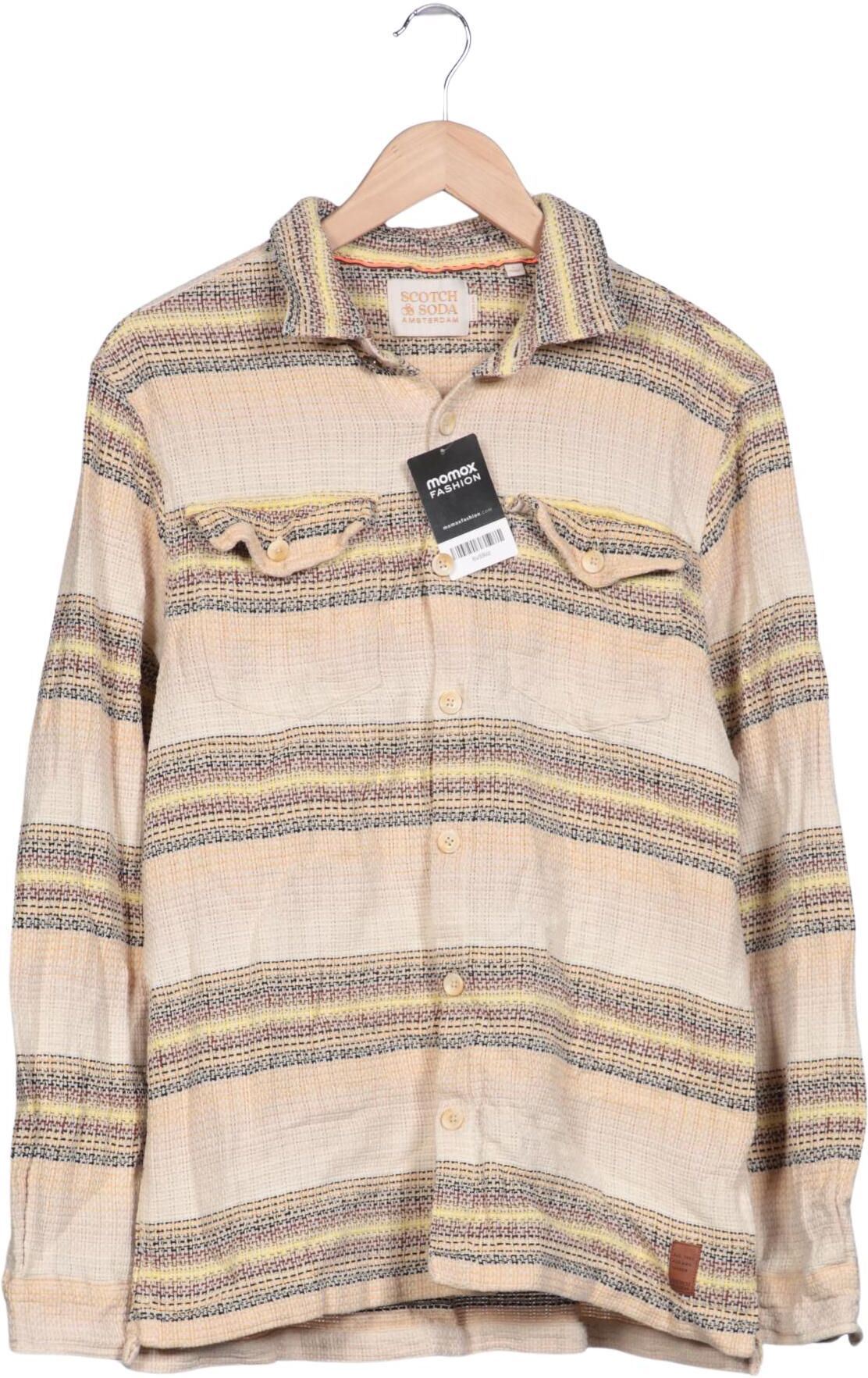 Scotch & Soda Herren Jacke, Beige, Gr. L, Baumwolle - Second Hand