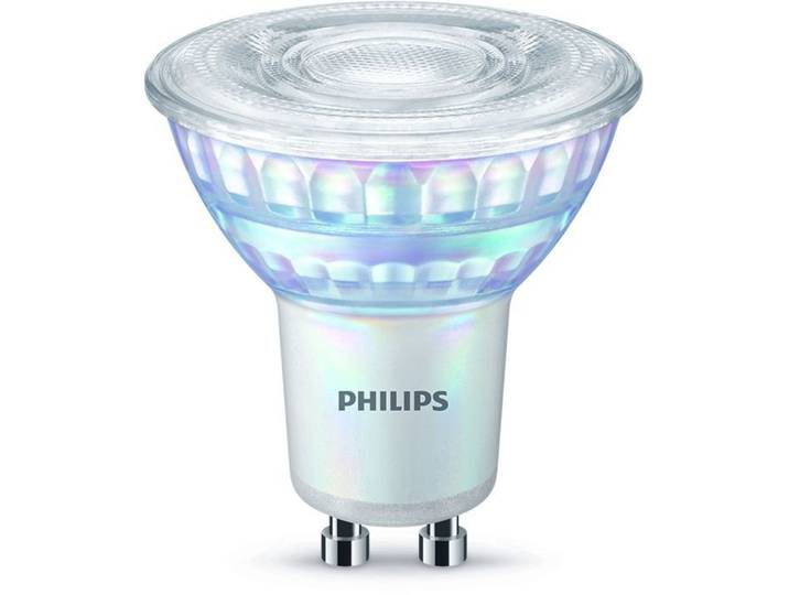 Leuchtmittel Philips Glas GU10 2.6 W - Farbe: Weiß - LED - Lichtfarbe: Extra warmweiss - LED Leuchtmittel