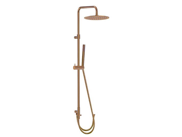 Luisa II colonne de douche sans mitigeur cuivre brossé Essebagno