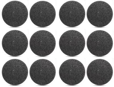 Inspire Select 12 Pcs Replacement Roller Heads For Electric Foot File Pedicure Foot File Refills For Hard Dead Skin & Callus Removal b 12 Pcs