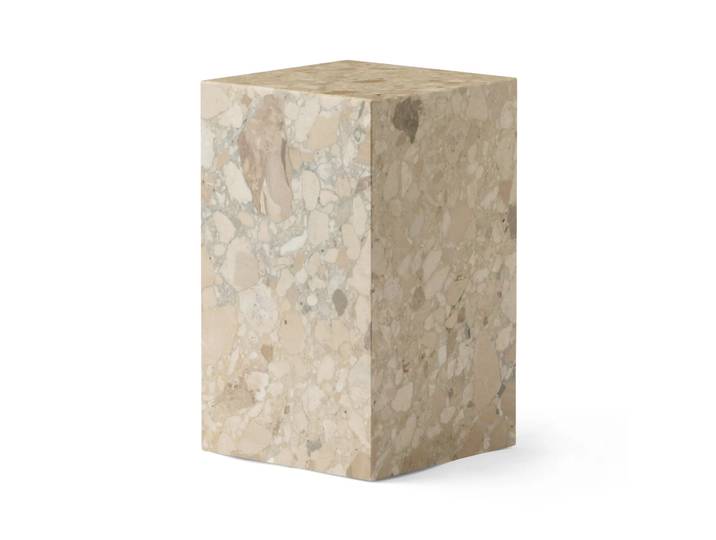 Audo Copenhagen Plinth tall Beistelltisch 30x30x51 cm Kunis Breccia