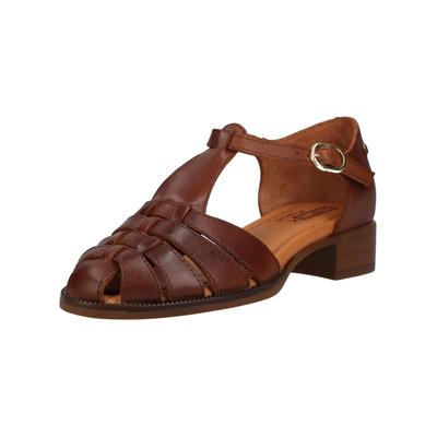 Riemchensandale PIKOLINOS "PIKOLINOS Sandalen Leder", Damen, Gr. 41, braun, Leder, Schuhe Riemchensandale