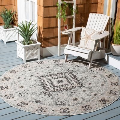 SAFAVIEH Courtyard Vicky Indoor/ Outdoor Waterproof Patio Backyard Rug