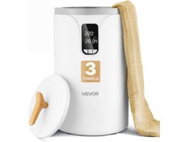 VEVOR Handtuchwärmer Eimer Wärmegerät 20 L mit LED-Anzeige & Einstellung (Timer & Temperatur) & Sicherheitsschloss, Towel Warmer für Badezimmer Waschküche Boden, zum Wärmen von Decken, Pyjamas
