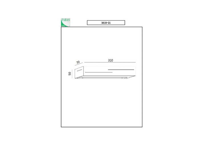 Fabas Luce Wandleuchte Banny, schwarz, für Wohn- / Esszimmer, Metall, Modern