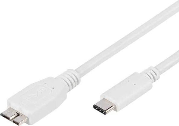 ViVanco USB-C naar microUSB 3.0 kabel, 1 meter