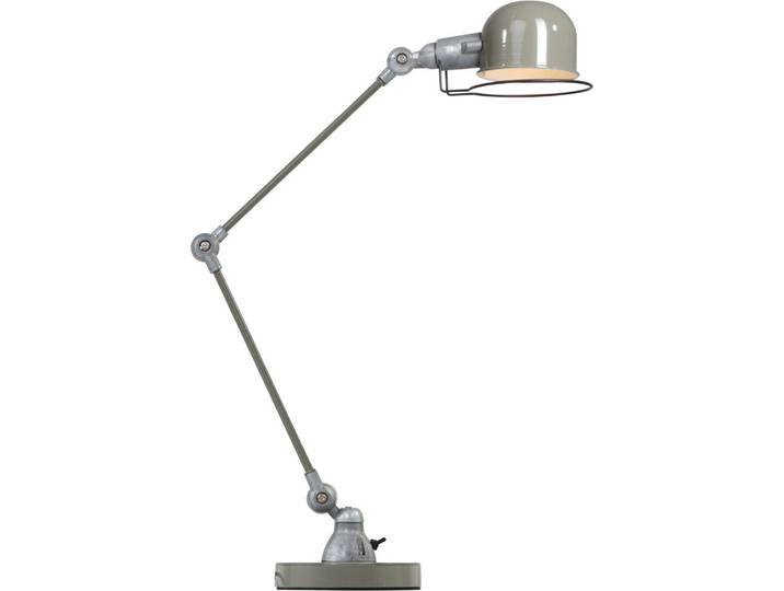 Tischlampe - grün - Davin - kunststoff metall - schreibtischlampe - E14 - 7655G - Mexlite