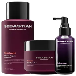500ml Sebastian Penetraitt Smoothing Set (Shampoo 250ml + Mask 150ml + Spray 100ml)
