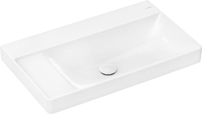 Hansgrohe Xelu Q Waschtisch 61032450 800x480mm, Ablage links, ohne Hahnloch/Überlauf, SmartClean, weiß
