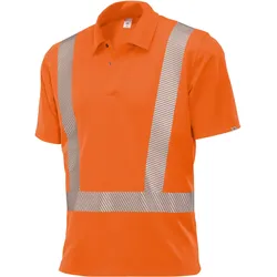 Warnschutz Polo-Shirt "2132-260" Hi-Vis Comfort - S - warnorange