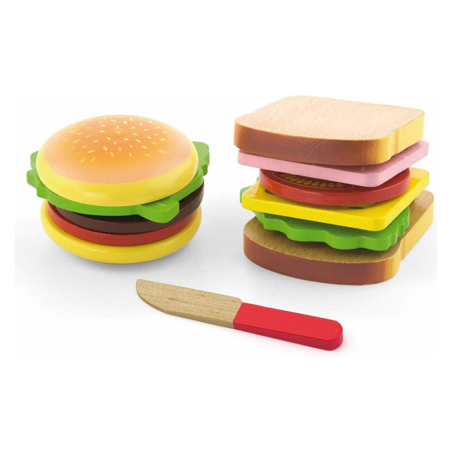Viga Toys Hamburger und Sandwich (VG50810)
