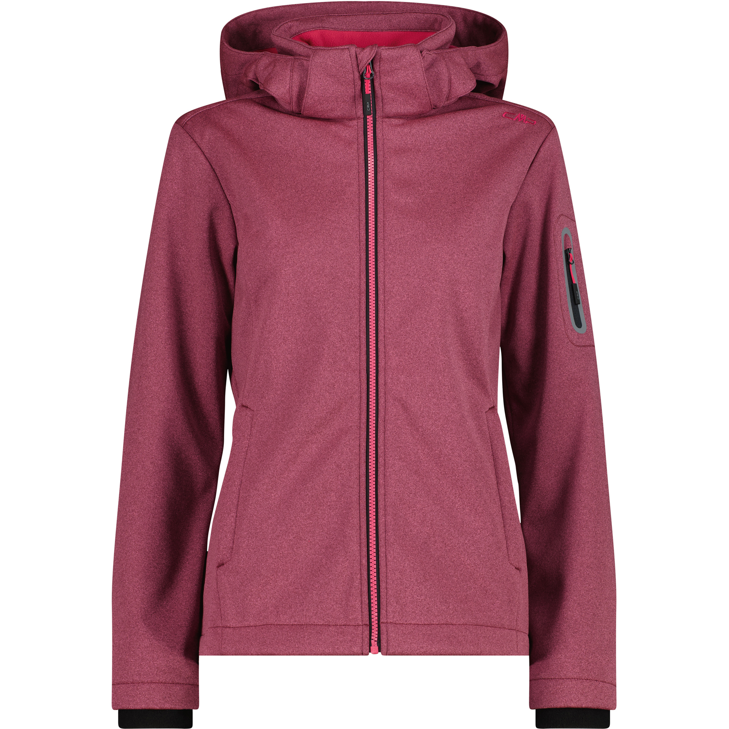 CMP Melange Damen Softshelljacke pink Größe M Trekking Wasserabweisend