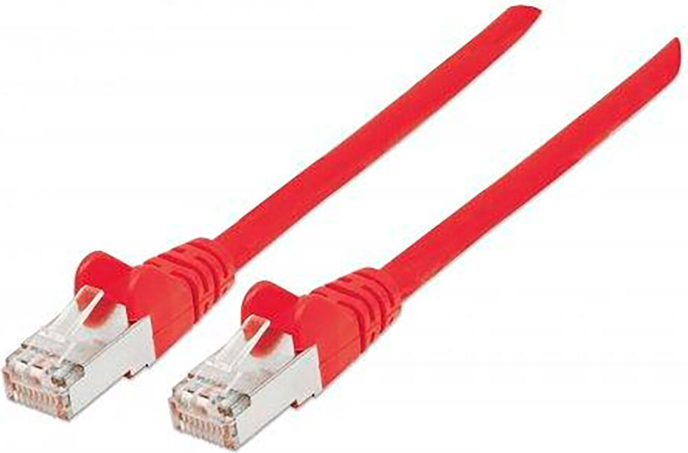 Intellinet Patchkabel RJ45 SF/UTP Cat5e 5m met hebelschutz rood