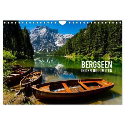 Bergseen in den Dolomiten (Wandkalender 2026 DIN A4 quer), CALVENDO Monatskalender