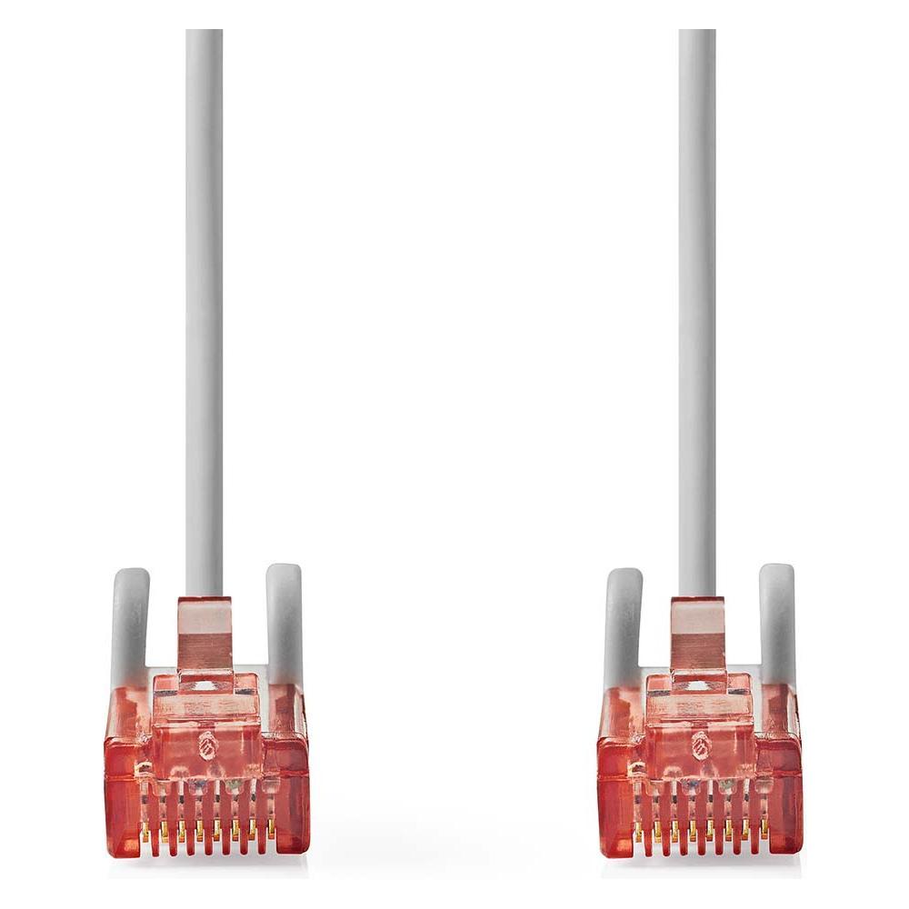 Nedis CAT6-Netzwerkkabel - RJ45 Stecker - RJ45 Stecker - U/UTP - 0.25 m - Verbindung - Rund - PVC - (U/UTP, CAT6, 0.25 m) (CCGL85230GY025)