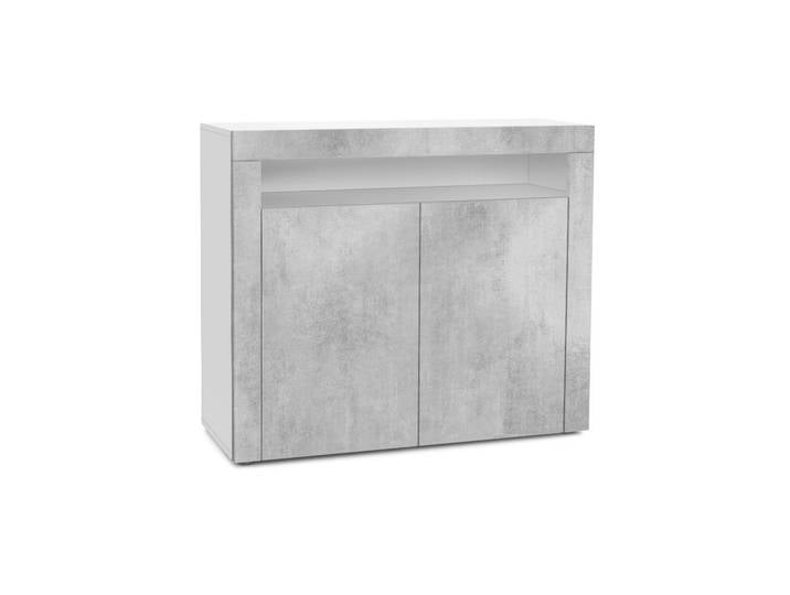 KOMMODE Valencia Beton Oxid Optik / Beton Oxid Optik