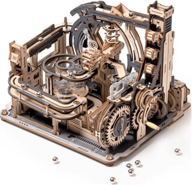 Inspire Picks Robotime ROKR Electric Marble Spaceport 3D Wooden Puzzle Model Kit stlgc01
