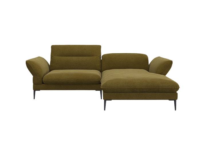 Ecksofa Tiara Stoff senf B 241 T 176 cm