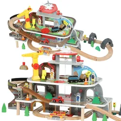 HOLZEISENBAHN-SET Buchenholz MDF Naturholz