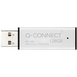 Q-Connect USB Stick 3.0 Flash Drive white (128 GB, USB-A), USB Stick, Weiss