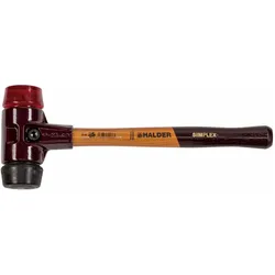 Halder, Hammer, SIMPLEX-Schonhammer 60 GUMMIK./PLASTIK TE SIMPL (1500 g)