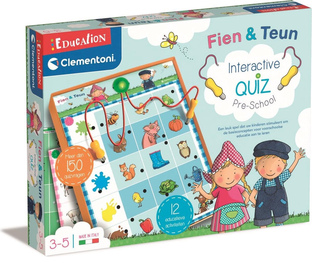 Clementoni Leer- en spelset Fien en Teun Quizzy
