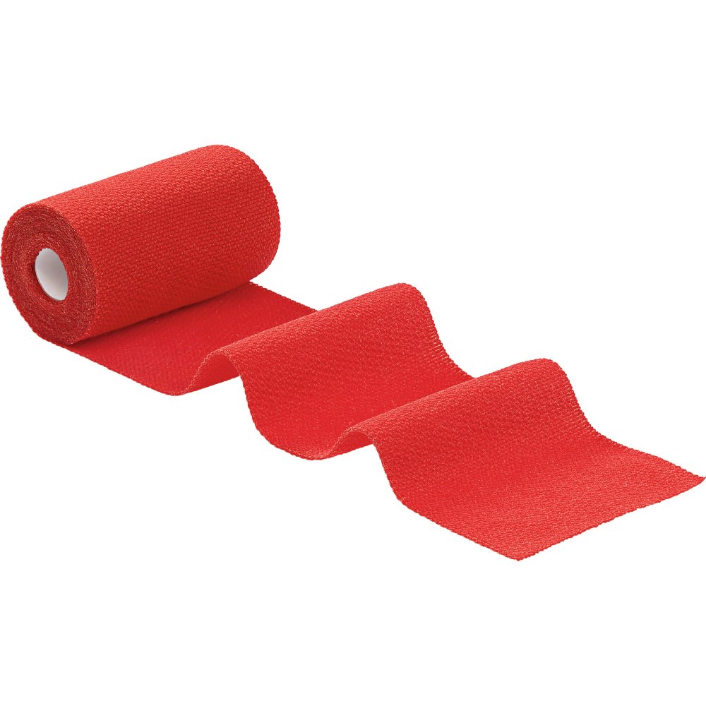 PAUL HARTMANN AG Idealast-haft color Binde 10 cmx4 m rot 10109459