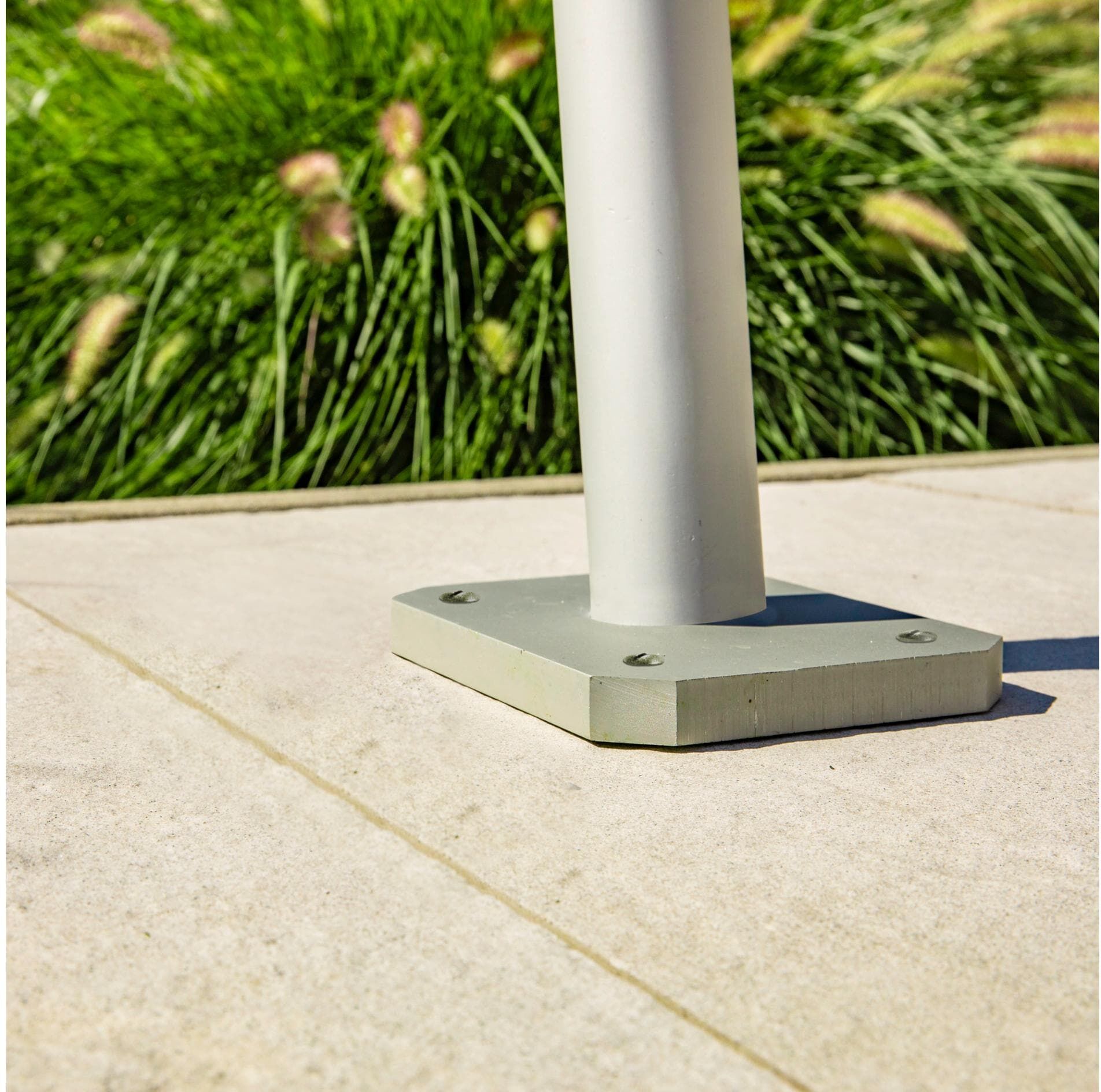 Sonnenschirm WINDHAGER "Premium", grau, Standschirme, Sonnenschirm grau Einheitsgröße
