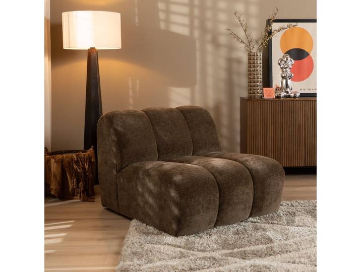 Bronx71 Sessel Luca Chenille mocha