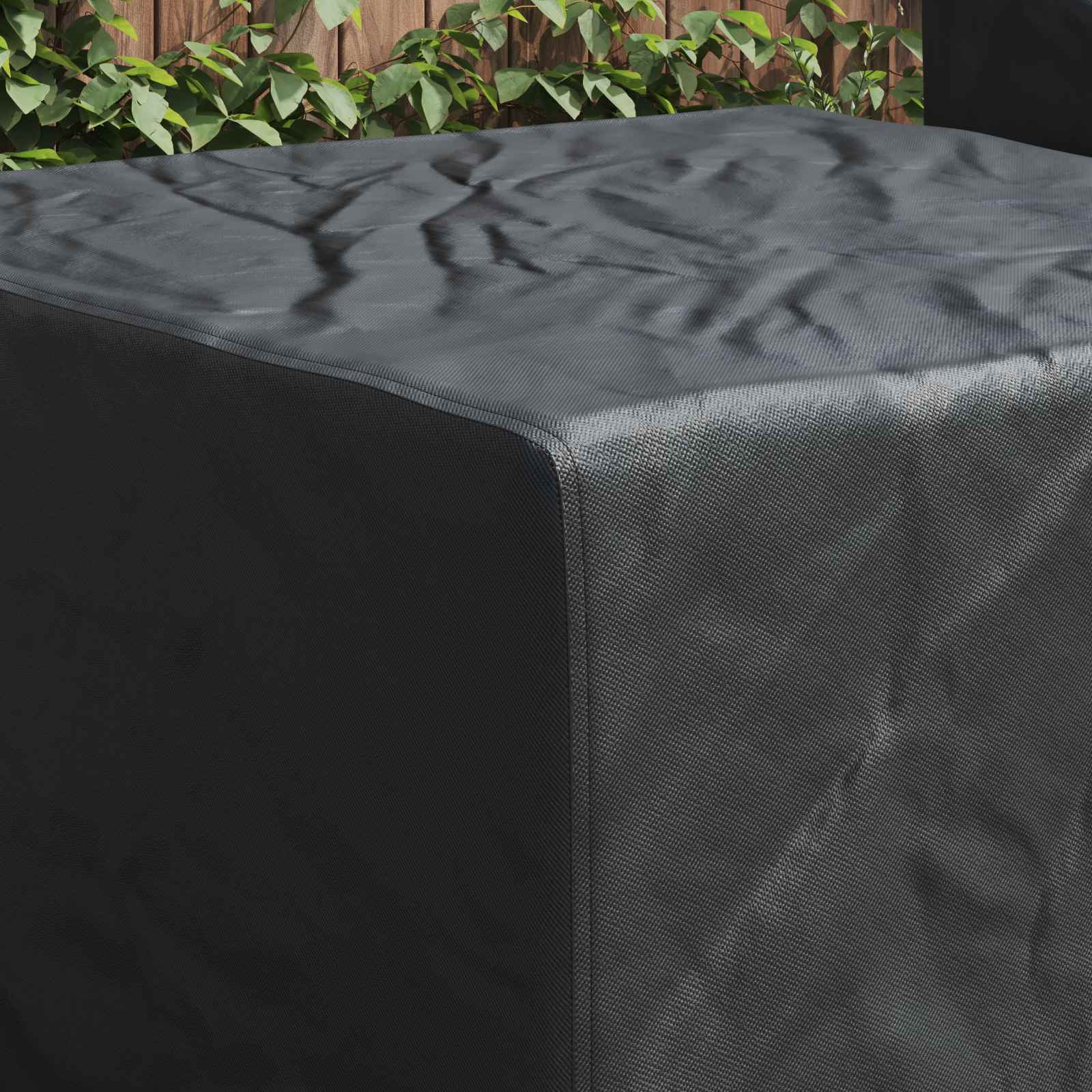 vidaXL Housse pour meubles 99 x 99 x 60 cm Tissu Oxford 210D Noir