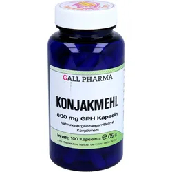 Konjakmehl 600mg Kapseln 100 ST
