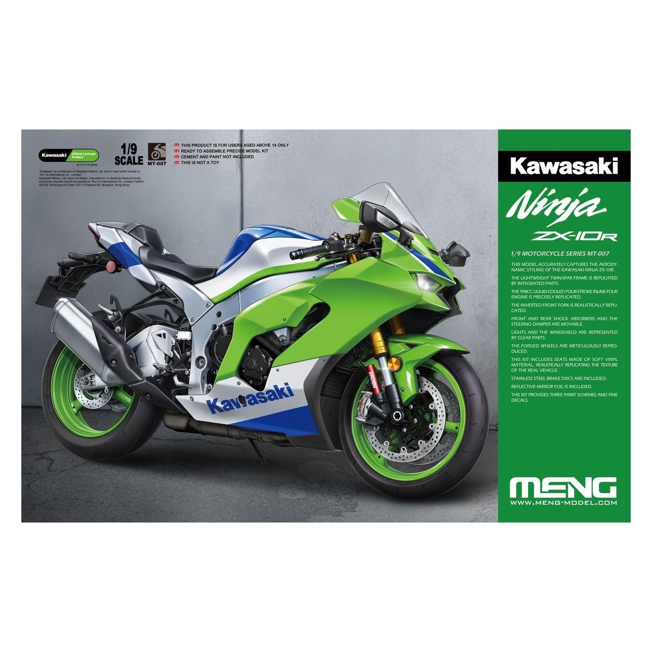 Meng-Model Kawasaki Ninja ZX-10R (MENMT007)