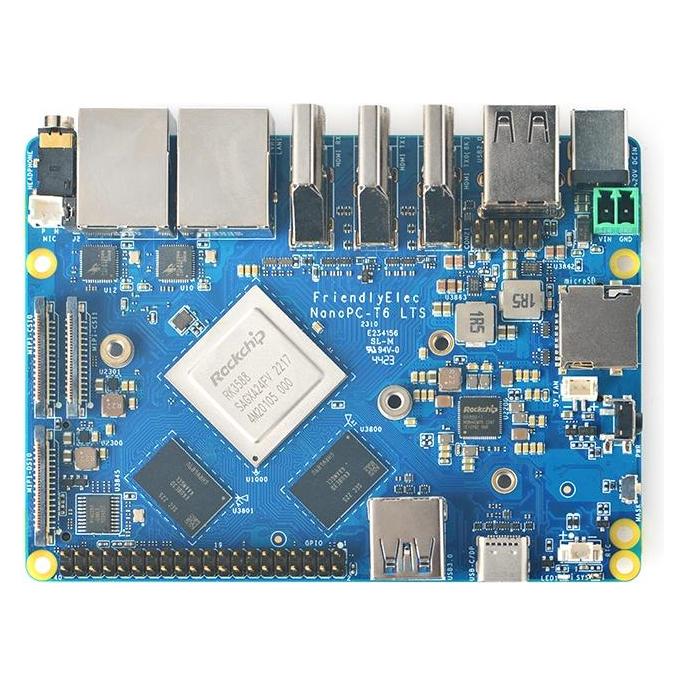 Allnet FriendlyELEC NanoPC T6 Dual-2.5G ETH 16G RAM / 64GB emmC Combo with Case (Friendly-T6-16GB-S0)