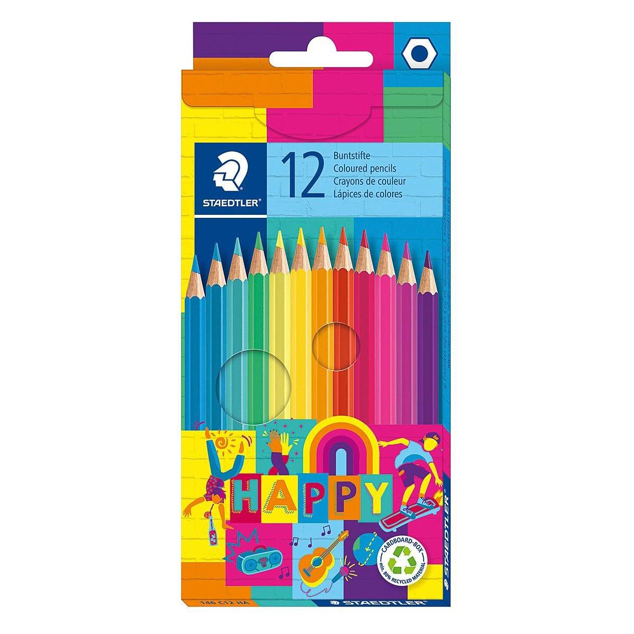 Staedtler Buntstifte Happy 12er Satz (12x) (146 C12 HA)