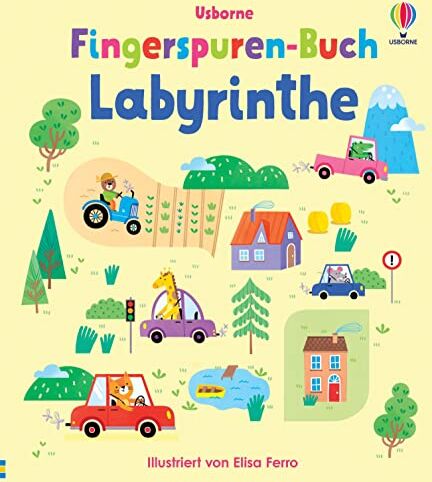 Felicity Brooks - Fingerspuren-Buch: Labyrinthe: Fingerspuren-Labyrinthe für Kinder ab 1 Jahr – fördert spielerisch kognitive Entwicklung und Feinmotorik - Preis vom 15.10.2026 23:06:25 h