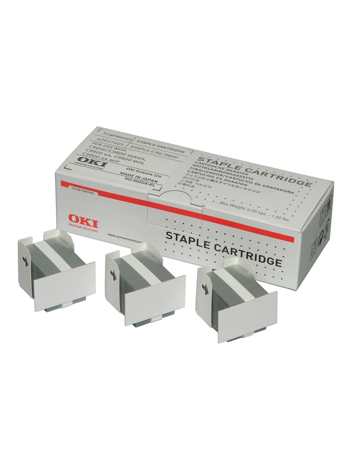 OKI Staples/15000pcs f C9600/C9800 - Heftklammern