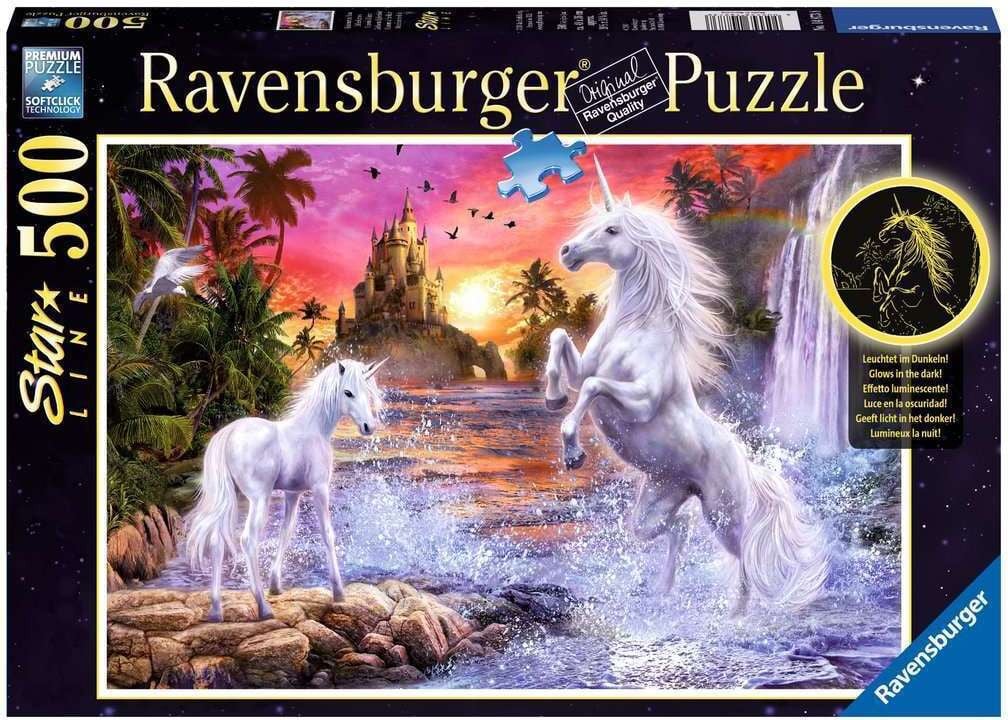 Ravensburger Puzzel Star Line Eenhoorns aan de rivier 500 stukjes