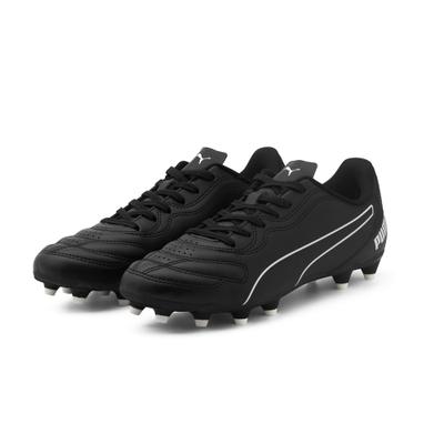 Fußballschuh PUMA "CLASSICO FG JR", Herren, Gr. 34, Textil, schwarz-weiß (puma schwarz, puma weiß), Synthetik, Schuhe Fußballschuh, für Rasenplätze