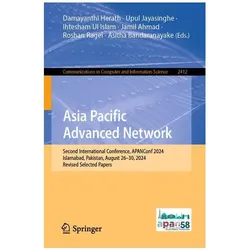 Asia Pacific Advanced Network, Fachbücher von Ihtesham Ul Islam, Jamil Ahmad, Upul Jayasinghe, Asitha Bandaranayake, Roshan Ragel, Damayanthi Herath
