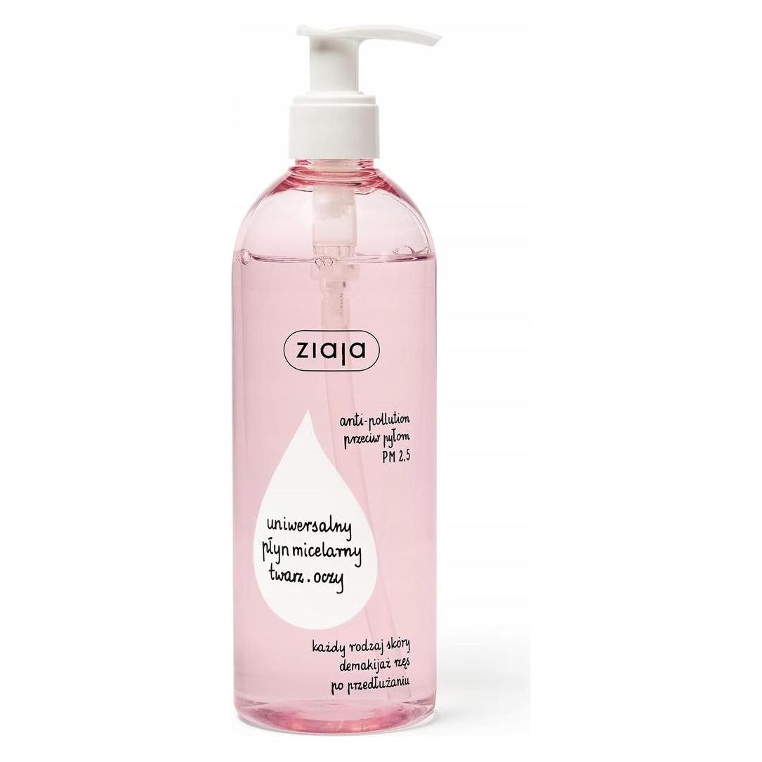 Ziaja Universal micellar liquid for face and eyes 390ml (Mizellenwasser, 390 ml) (5901887047469)