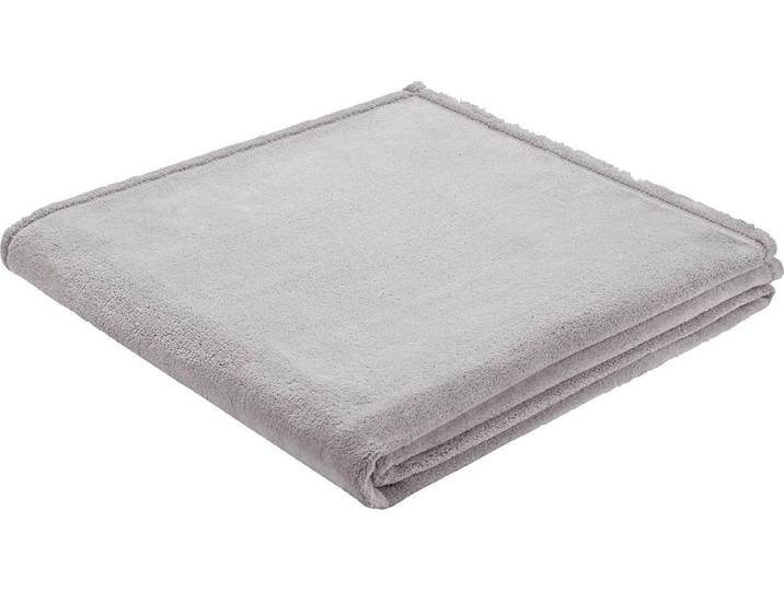 Wohndecke BIEDERLACK King Fleece , grau, B:150cm L:200cm, Kunstfaser, Wohndecken, Wohndecke, leicht, Kuscheldecke