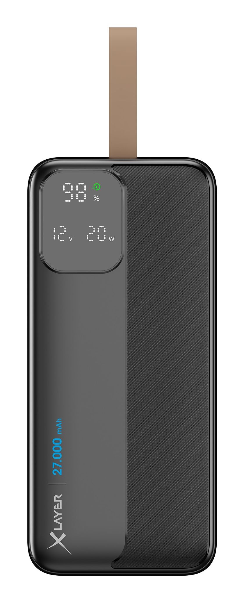XLayer 27000 mAh Powerbank USB Typ-C Rapid (Schwarz) 220549