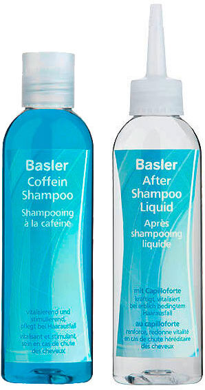 400ml basler Coffein Men's Hair Care Pro Age Set (Shampoo 200ml + Leave-in 200ml)