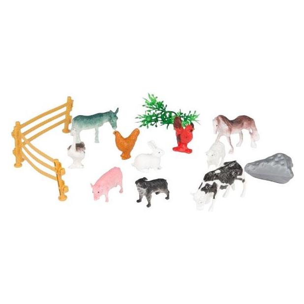 Toi-Toys Animal World Bauernhof-Spielset - 14 Teile. (68960251)