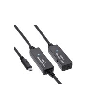 InLine USB 3.2 Gen.1 Aktiv-Verlängerung USB-C Stecker an Buchse 15m Kabel Digital/Daten Verlängerungskabel 15 m (35656C)