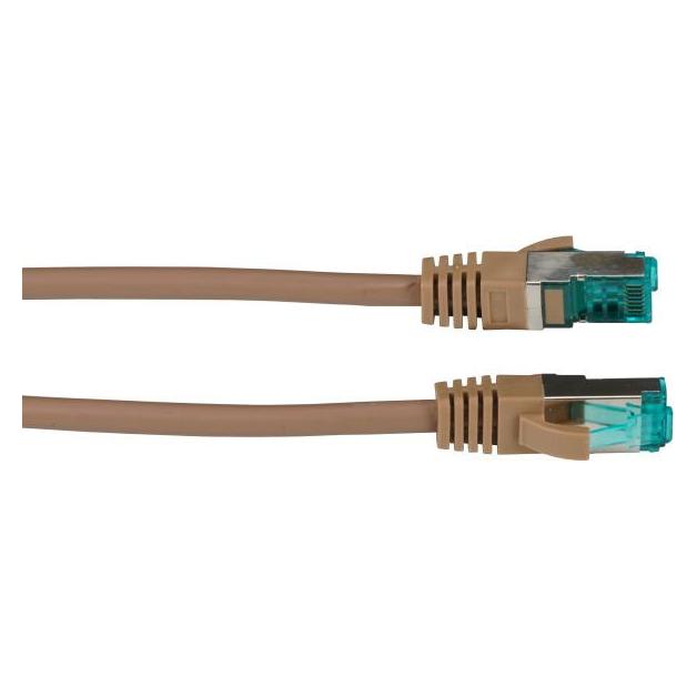 EFB Elektronik RJ45 Patchkabel S/FTP, Cat.6A, LSZH, 1m, braun Das geschirmte Cat.6A RJ45 Patchkabel gewährleistet s (S/FTP, CAT6a, 1 m) (MK6001.1BR)