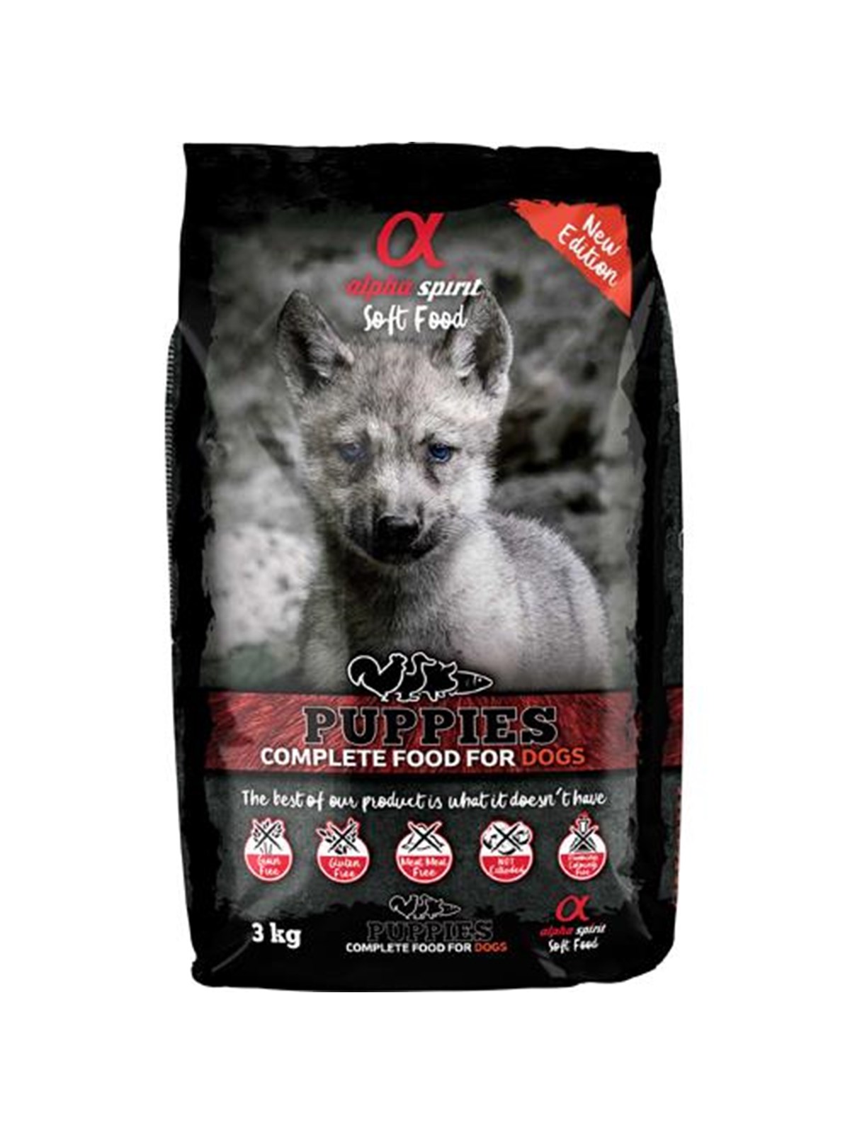 Alpha Spirit Semi-moist for Puppies 3 kg