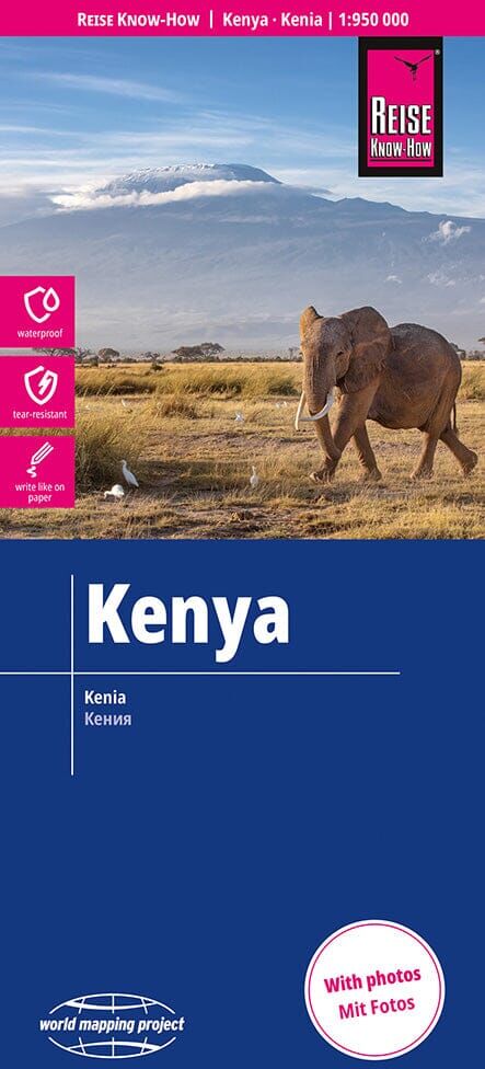 Reise Know-How Carte routière - Kenya   Reise Know How
