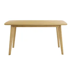 Skandinavischer Esstisch in hellem Eichenholz L150 cm LEENA