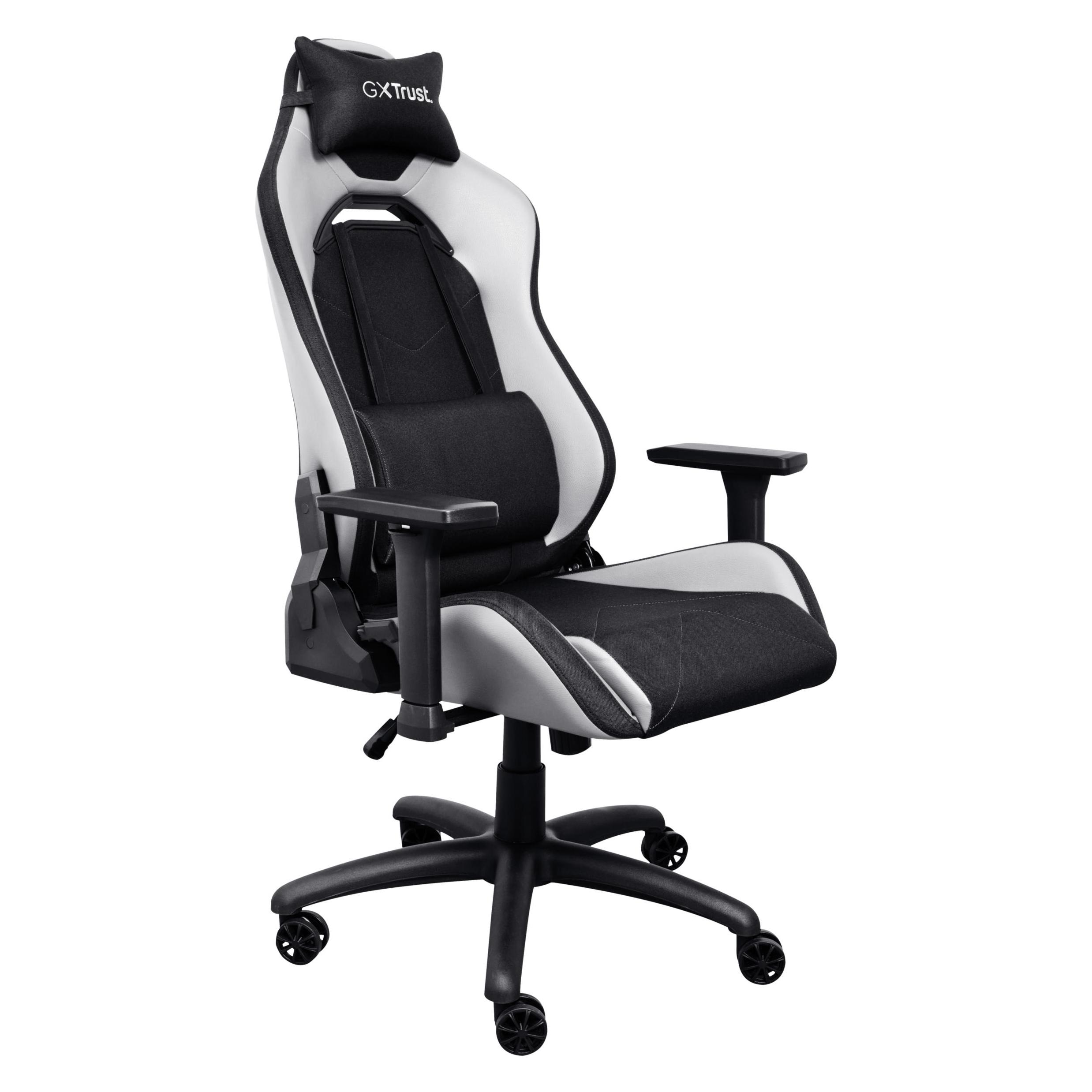 Trust GXT714 RUYA Gaming-Stuhl Schwarz/Weiss (25065)